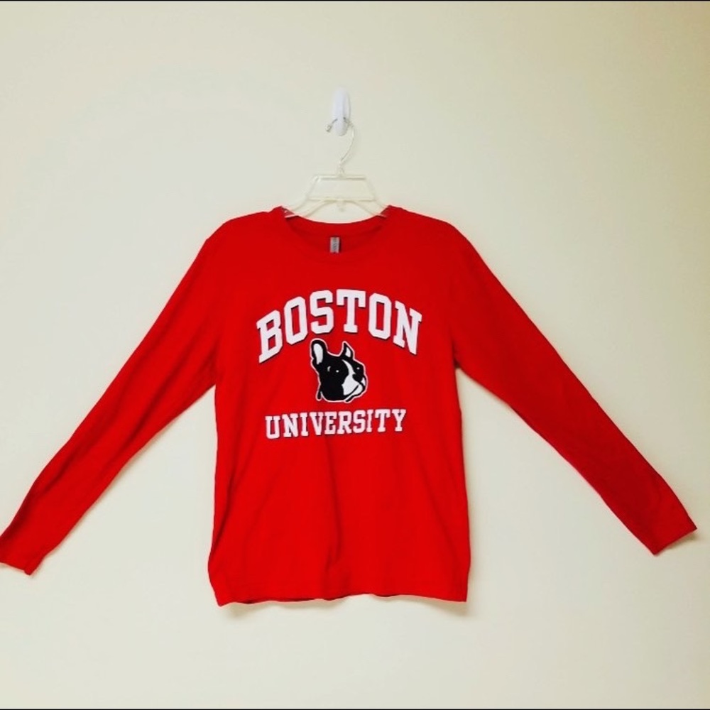 Boston University long sleeve T shirt
